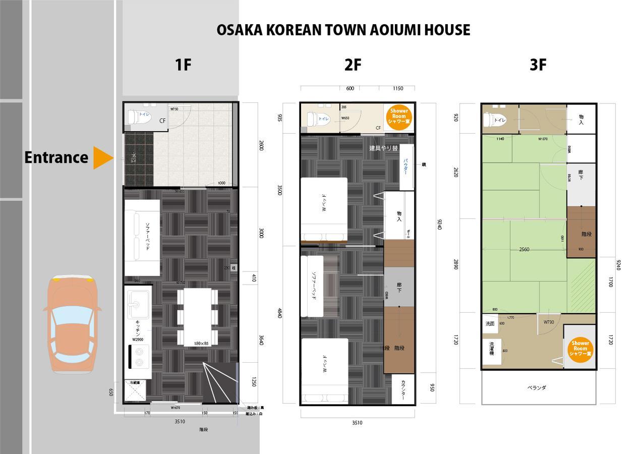 Aoiumi House Korean Town Осака Екстериор снимка